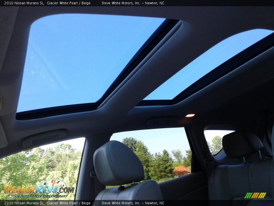 2010 Nissan Murano SL Glacier White Pearl / Beige Photo #28
