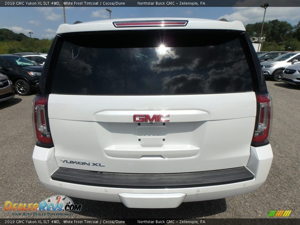 2019 GMC Yukon XL SLT 4WD White Frost Tintcoat / Cocoa/Dune Photo #6