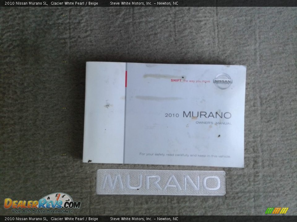 2010 Nissan Murano SL Glacier White Pearl / Beige Photo #33