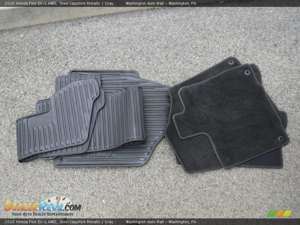 2016 Honda Pilot EX-L AWD Steel Sapphire Metallic / Gray Photo #29