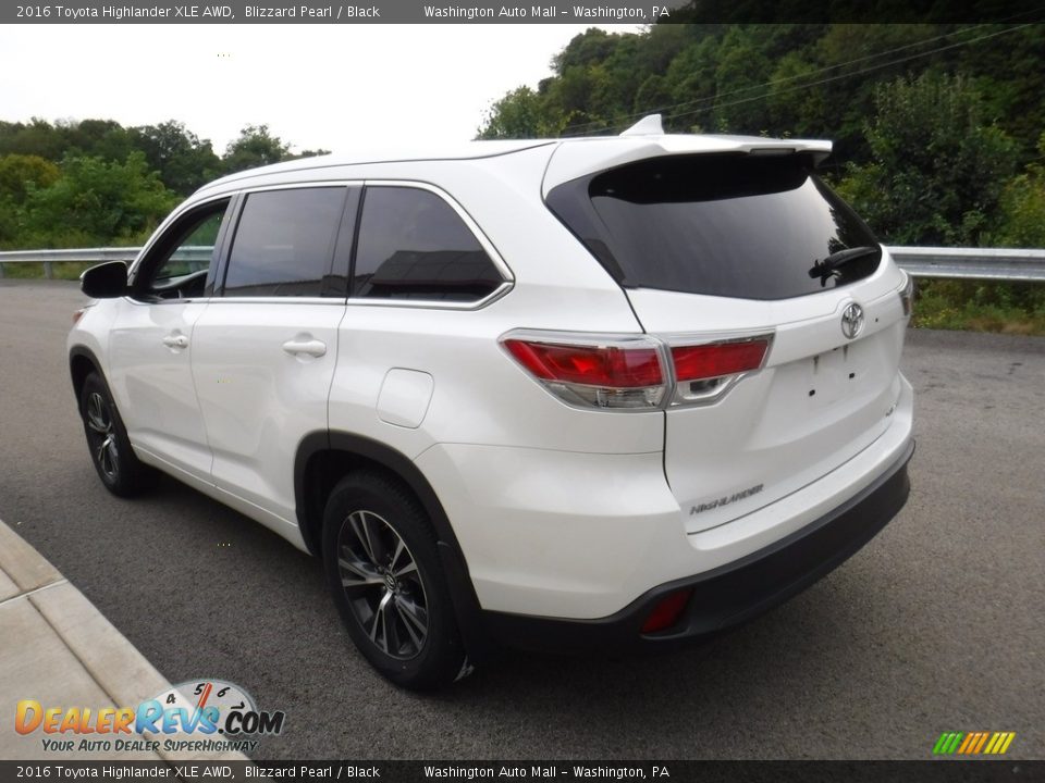 2016 Toyota Highlander XLE AWD Blizzard Pearl / Black Photo #8