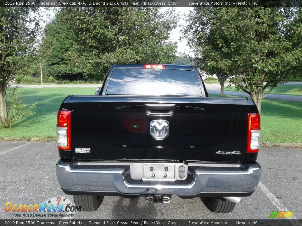 2019 Ram 2500 Tradesman Crew Cab 4x4 Diamond Black Crystal Pearl / Black/Diesel Gray Photo #7