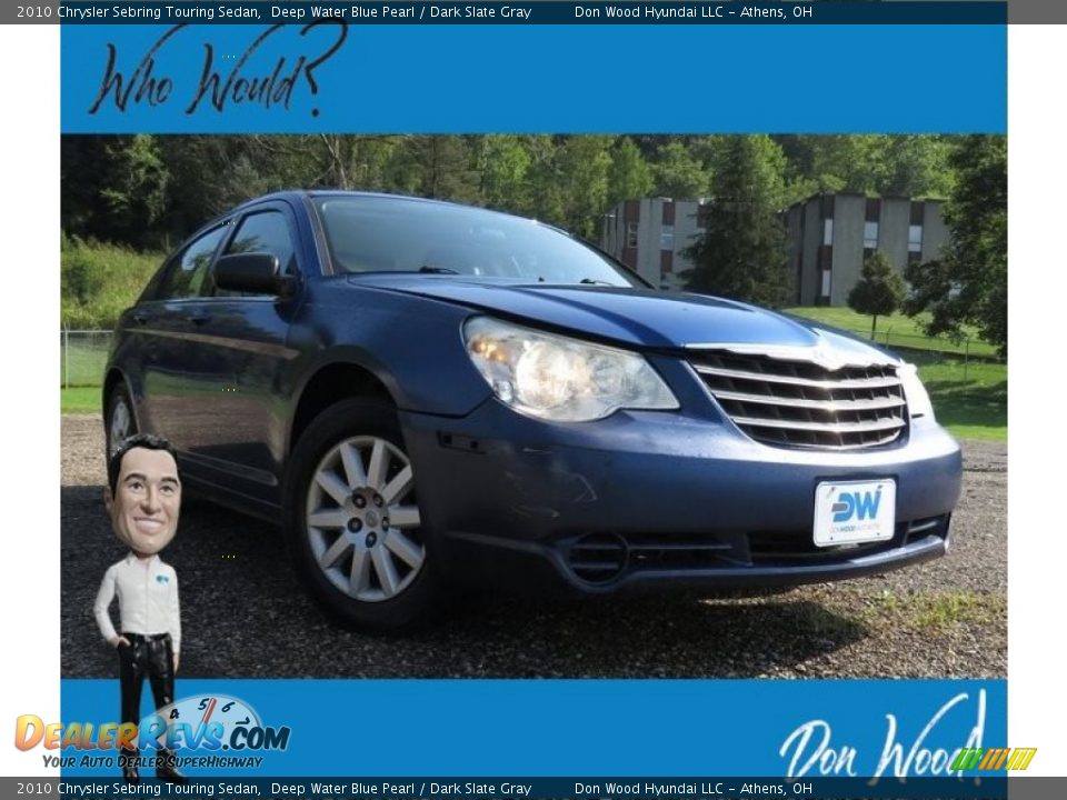 2010 Chrysler Sebring Touring Sedan Deep Water Blue Pearl / Dark Slate Gray Photo #1