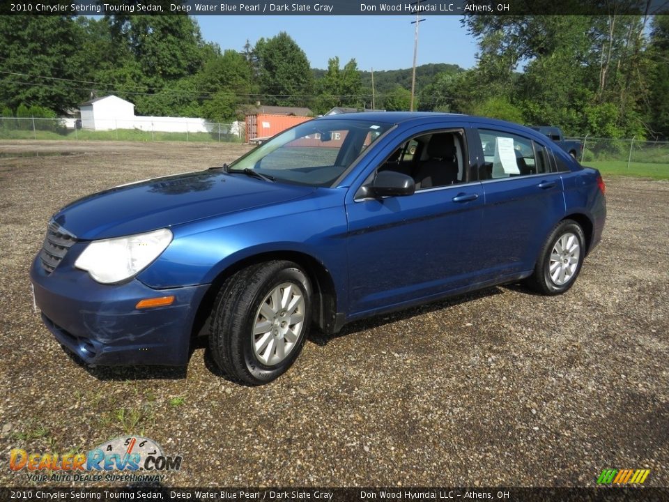 2010 Chrysler Sebring Touring Sedan Deep Water Blue Pearl / Dark Slate Gray Photo #7