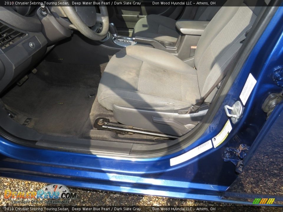 2010 Chrysler Sebring Touring Sedan Deep Water Blue Pearl / Dark Slate Gray Photo #17