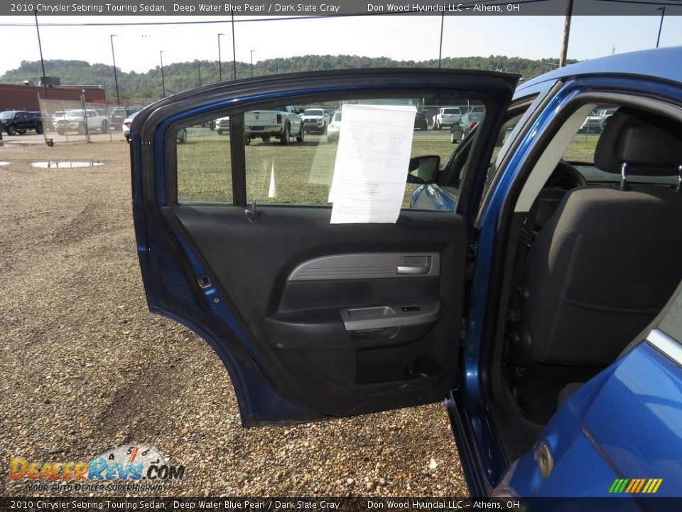 2010 Chrysler Sebring Touring Sedan Deep Water Blue Pearl / Dark Slate Gray Photo #20