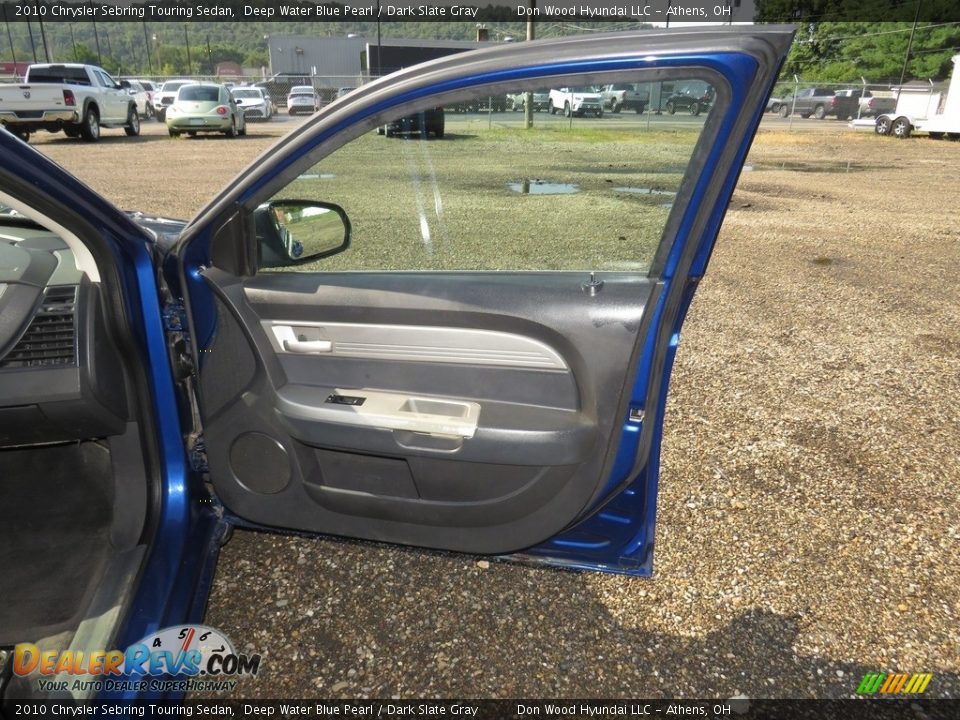 2010 Chrysler Sebring Touring Sedan Deep Water Blue Pearl / Dark Slate Gray Photo #24