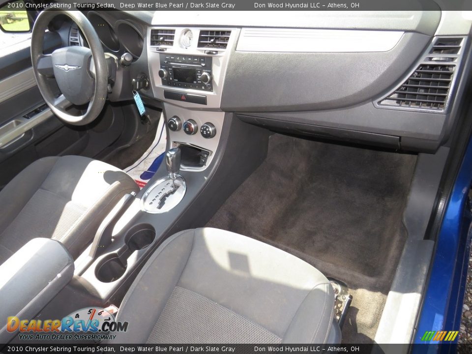 2010 Chrysler Sebring Touring Sedan Deep Water Blue Pearl / Dark Slate Gray Photo #26