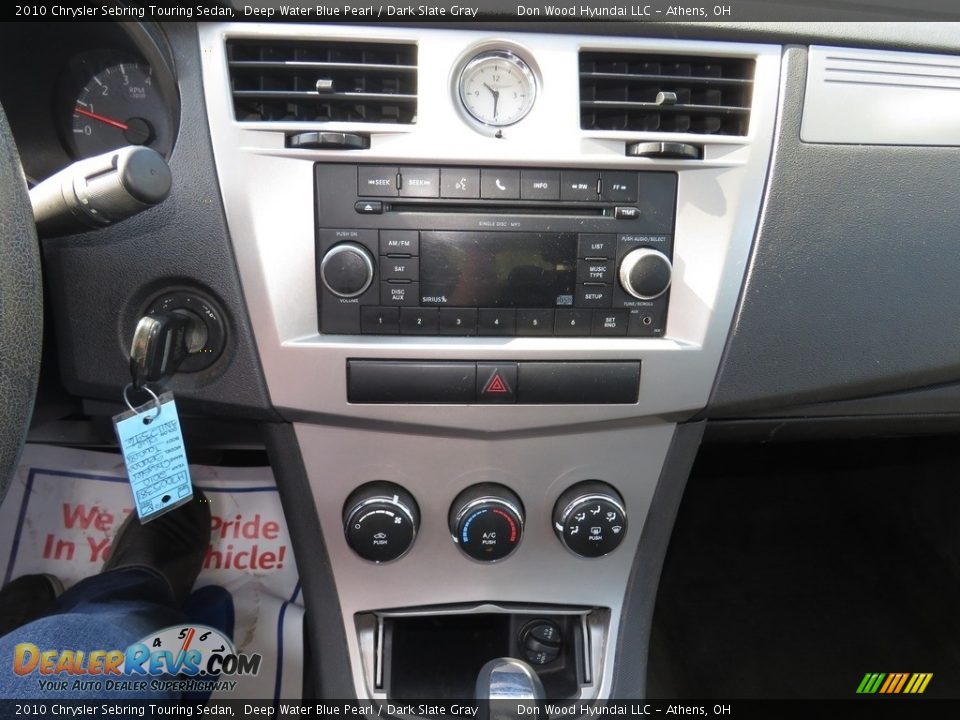 2010 Chrysler Sebring Touring Sedan Deep Water Blue Pearl / Dark Slate Gray Photo #32