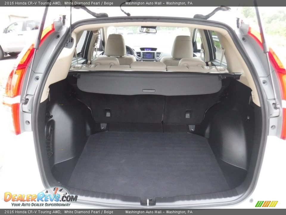 2016 Honda CR-V Touring AWD White Diamond Pearl / Beige Photo #28