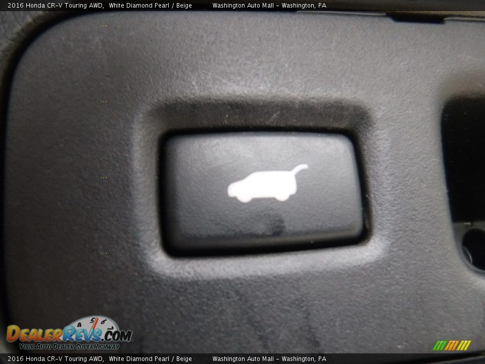 2016 Honda CR-V Touring AWD White Diamond Pearl / Beige Photo #29