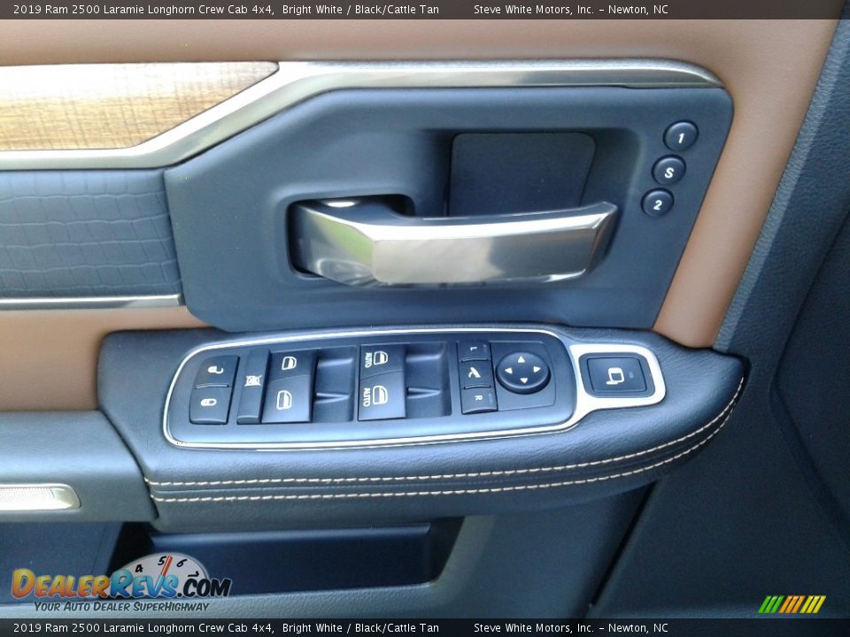 Door Panel of 2019 Ram 2500 Laramie Longhorn Crew Cab 4x4 Photo #9