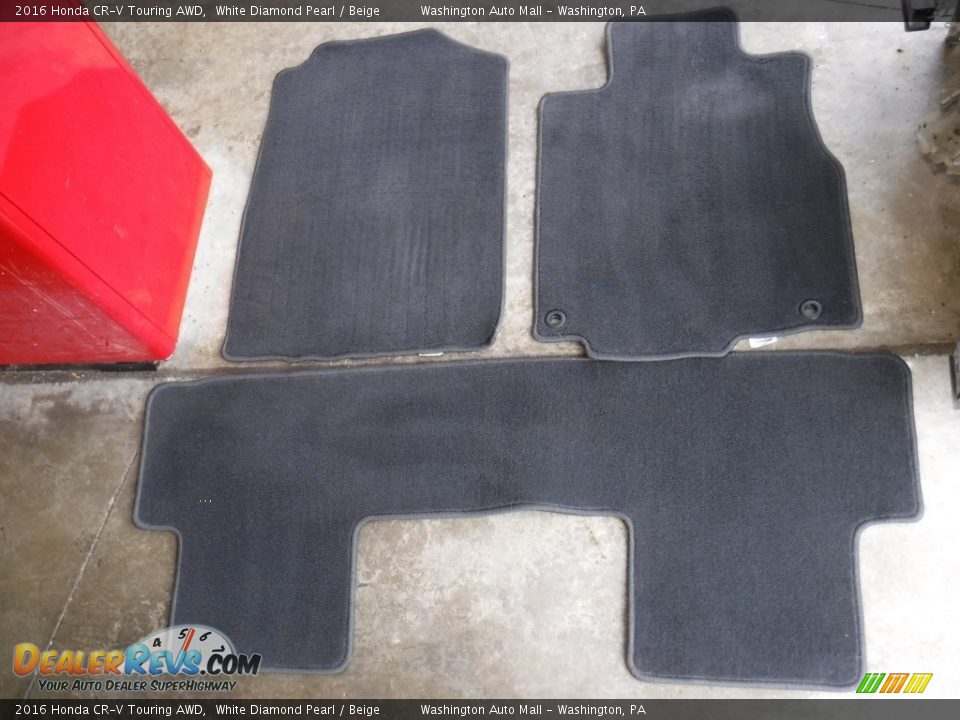 2016 Honda CR-V Touring AWD White Diamond Pearl / Beige Photo #30