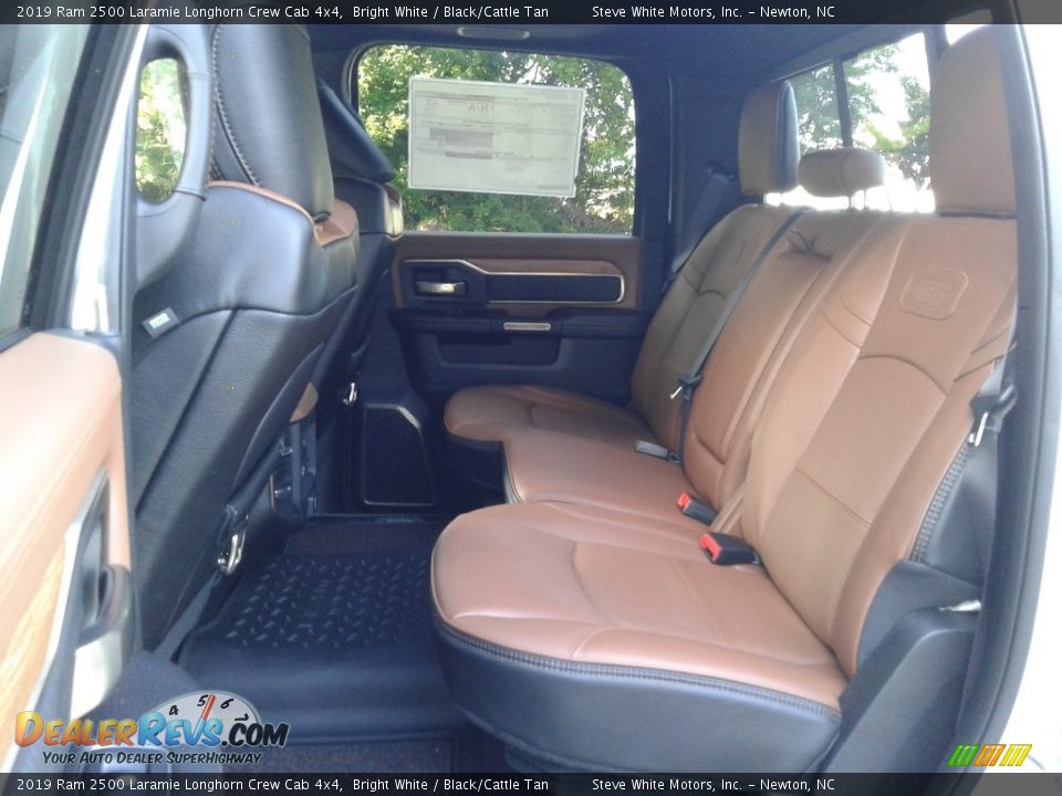 Rear Seat of 2019 Ram 2500 Laramie Longhorn Crew Cab 4x4 Photo #11