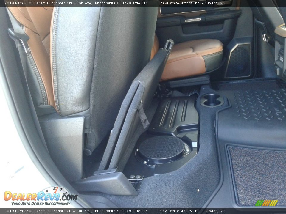 Rear Seat of 2019 Ram 2500 Laramie Longhorn Crew Cab 4x4 Photo #13