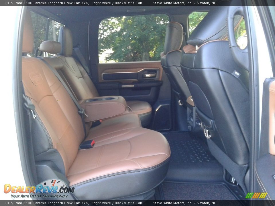 Rear Seat of 2019 Ram 2500 Laramie Longhorn Crew Cab 4x4 Photo #14