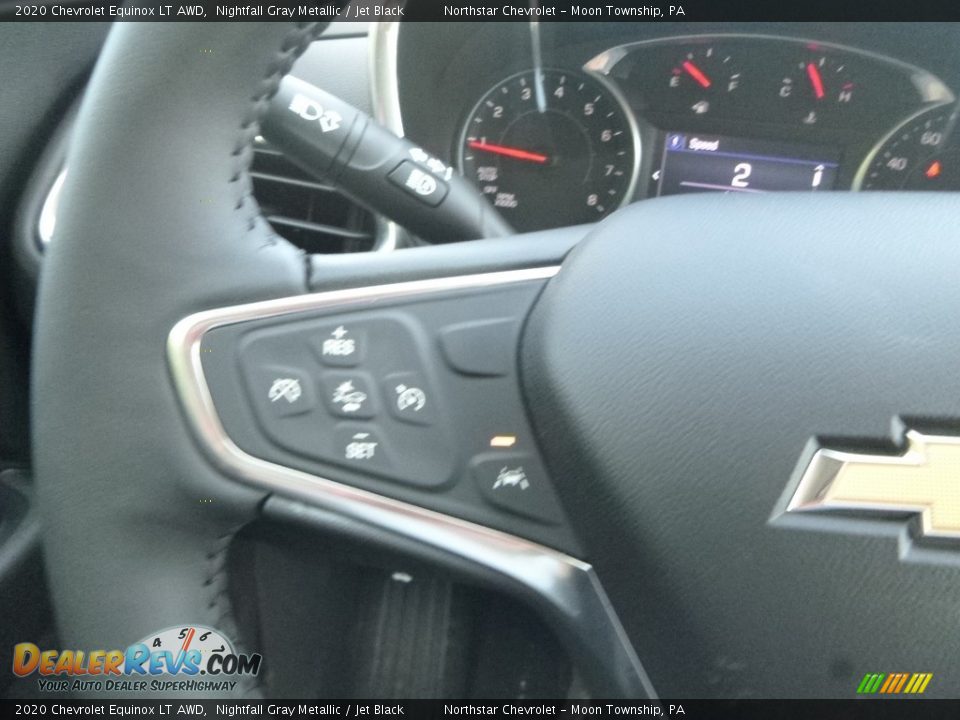2020 Chevrolet Equinox LT AWD Nightfall Gray Metallic / Jet Black Photo #19