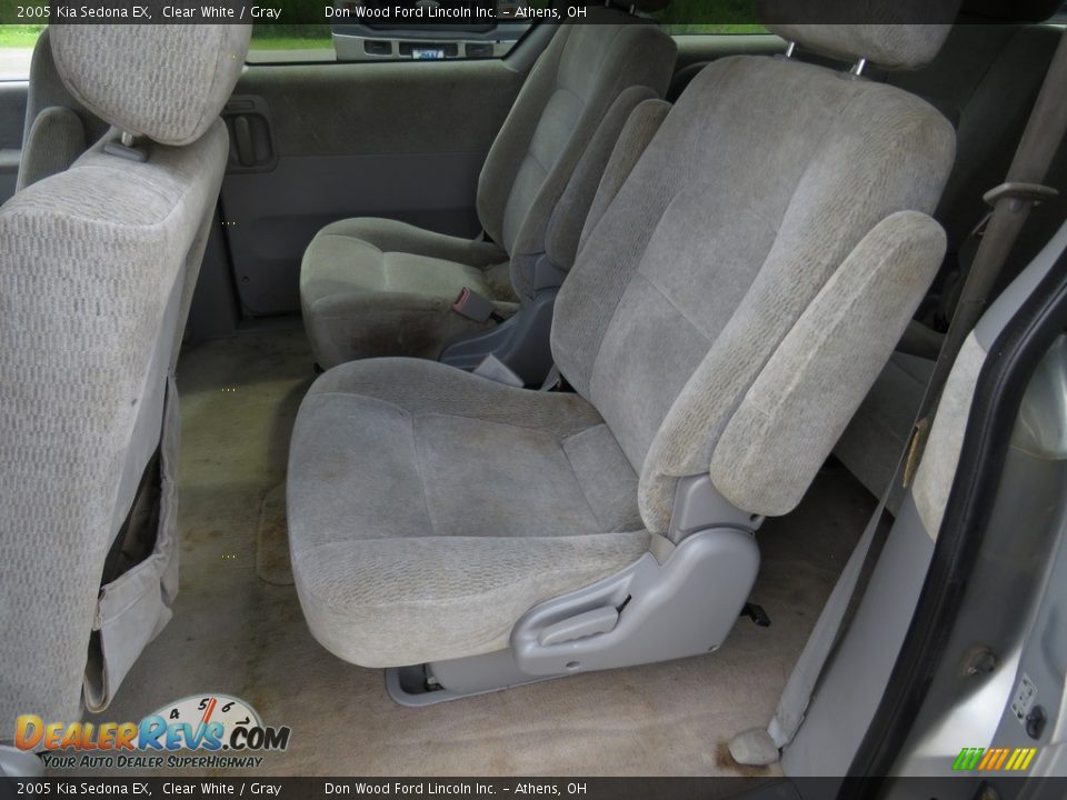 2005 Kia Sedona EX Clear White / Gray Photo #19