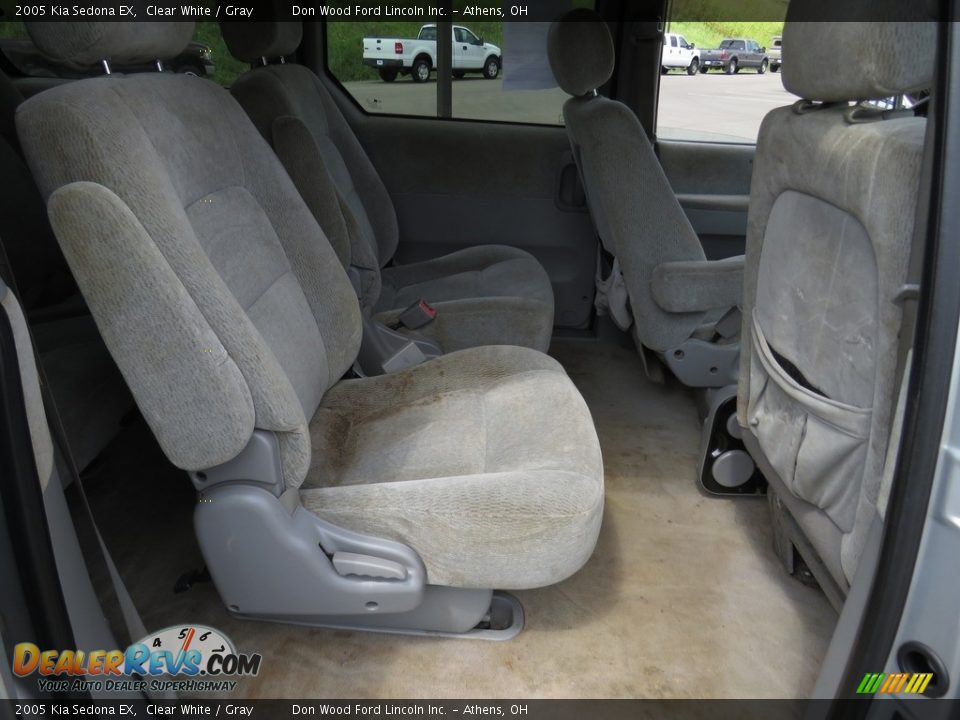 2005 Kia Sedona EX Clear White / Gray Photo #21