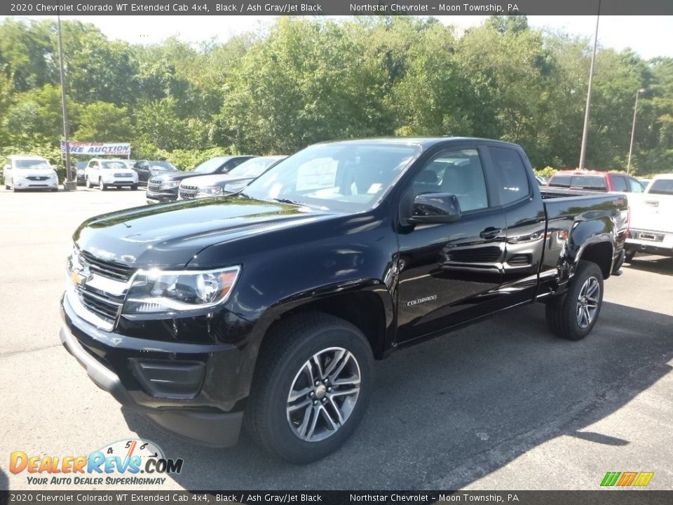 2020 Chevrolet Colorado WT Extended Cab 4x4 Black / Ash Gray/Jet Black Photo #1