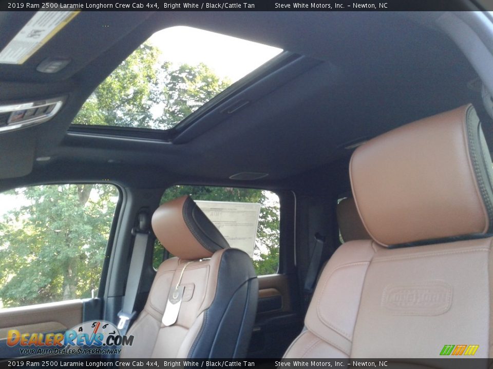 2019 Ram 2500 Laramie Longhorn Crew Cab 4x4 Bright White / Black/Cattle Tan Photo #32