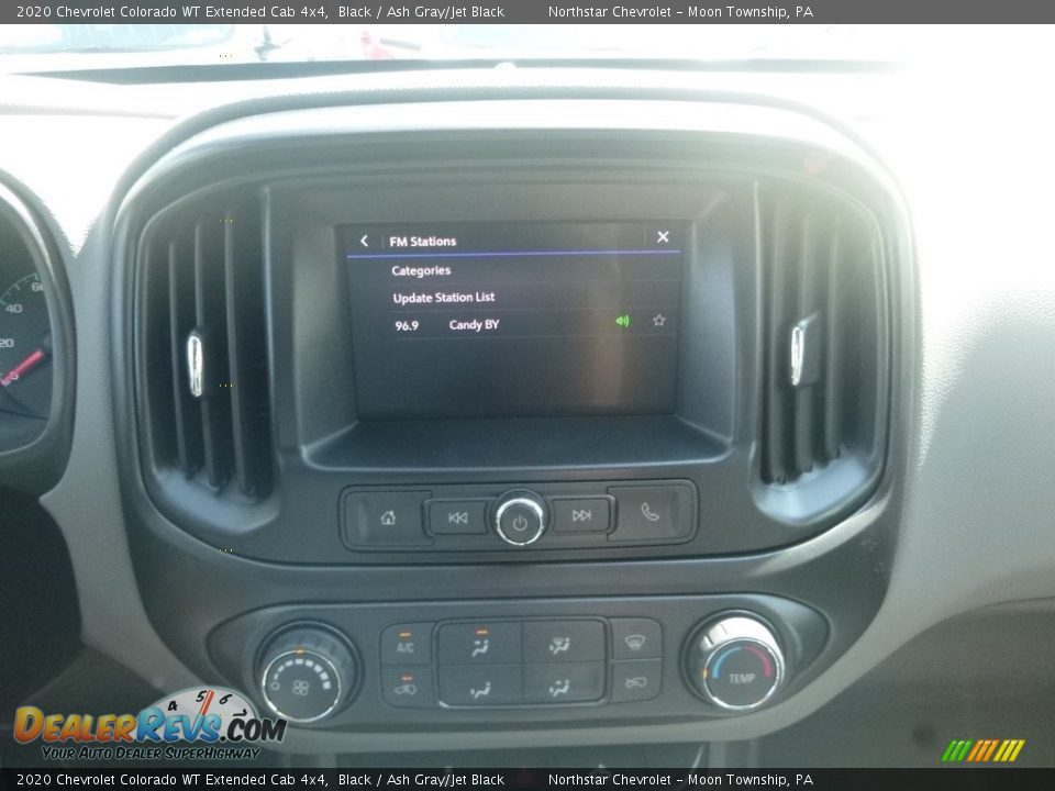 2020 Chevrolet Colorado WT Extended Cab 4x4 Black / Ash Gray/Jet Black Photo #16