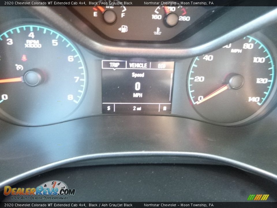 2020 Chevrolet Colorado WT Extended Cab 4x4 Black / Ash Gray/Jet Black Photo #19