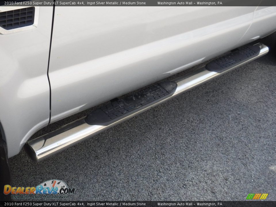 2010 Ford F250 Super Duty XLT SuperCab 4x4 Ingot Silver Metallic / Medium Stone Photo #6