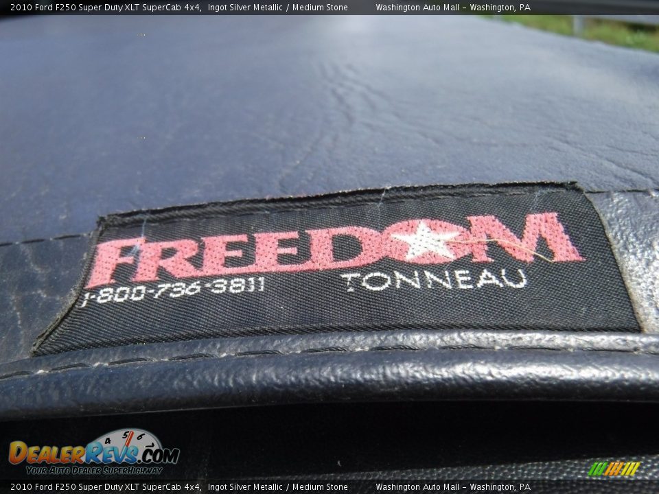 2010 Ford F250 Super Duty XLT SuperCab 4x4 Ingot Silver Metallic / Medium Stone Photo #11