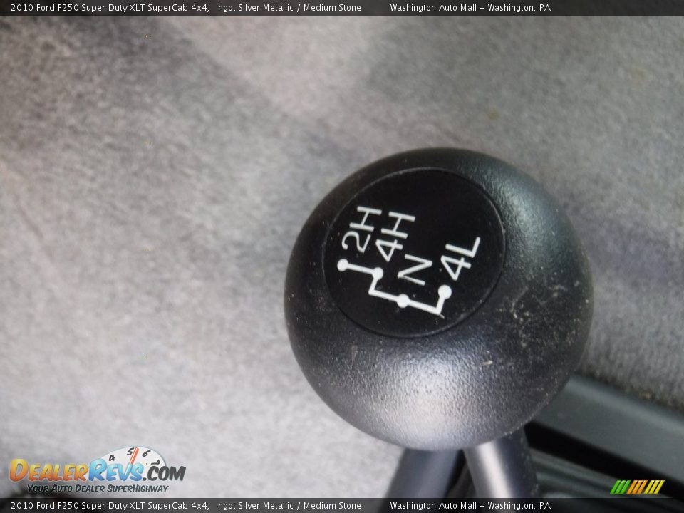 2010 Ford F250 Super Duty XLT SuperCab 4x4 Ingot Silver Metallic / Medium Stone Photo #17