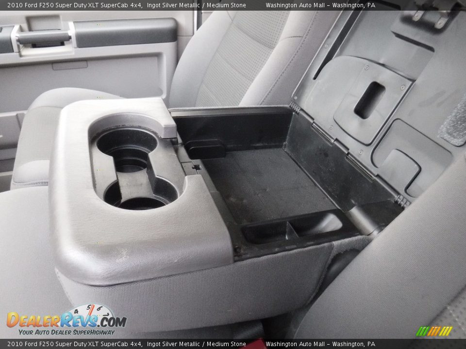 2010 Ford F250 Super Duty XLT SuperCab 4x4 Ingot Silver Metallic / Medium Stone Photo #23