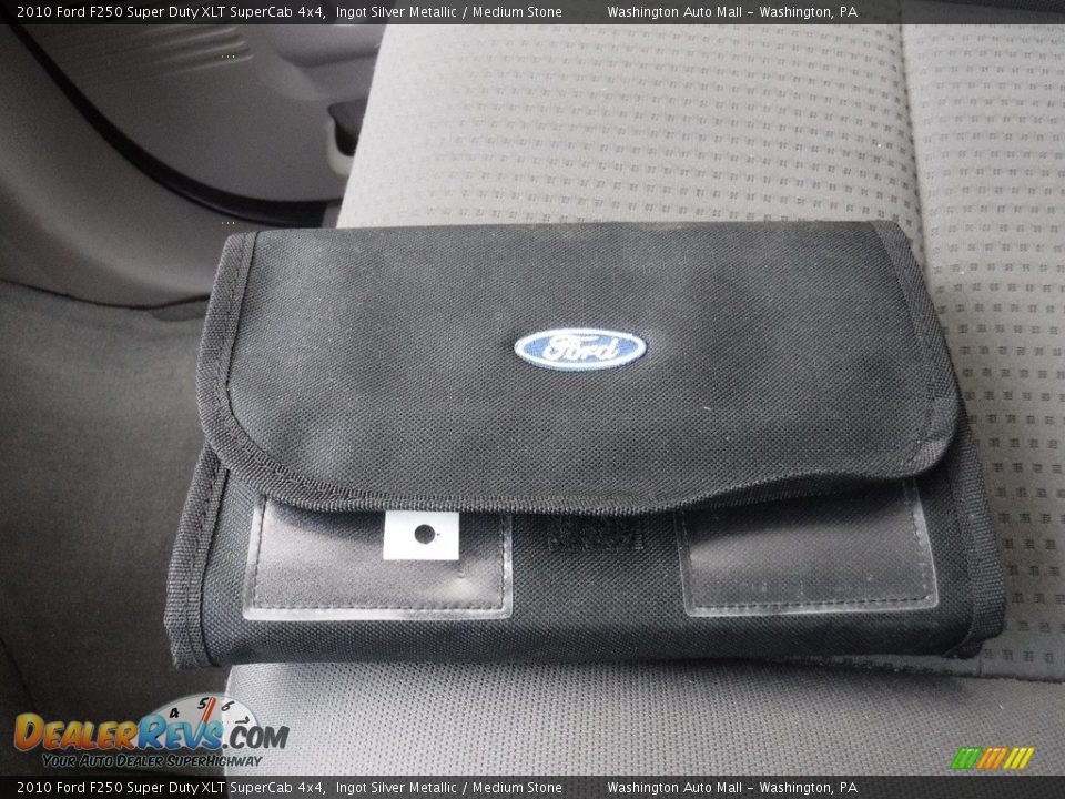 2010 Ford F250 Super Duty XLT SuperCab 4x4 Ingot Silver Metallic / Medium Stone Photo #26
