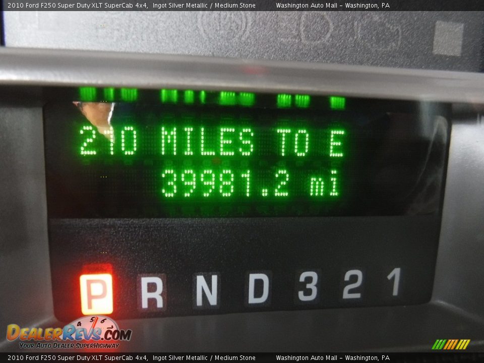 2010 Ford F250 Super Duty XLT SuperCab 4x4 Ingot Silver Metallic / Medium Stone Photo #28