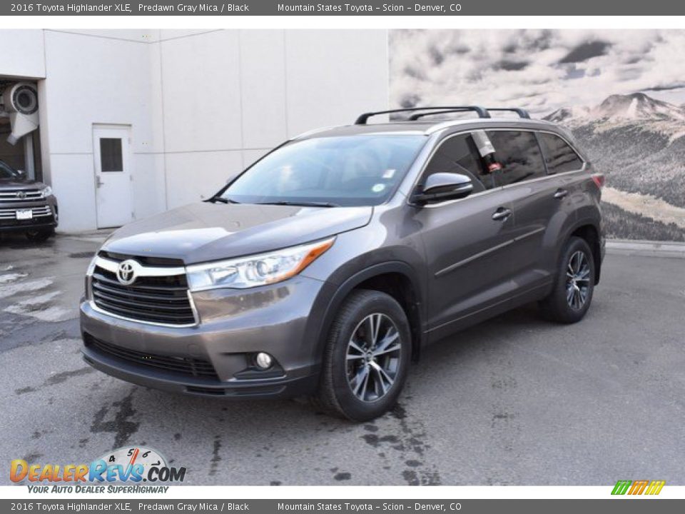 2016 Toyota Highlander XLE Predawn Gray Mica / Black Photo #2