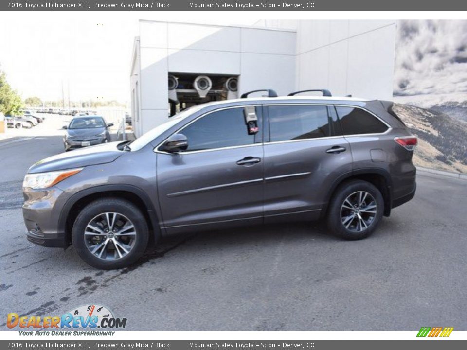 2016 Toyota Highlander XLE Predawn Gray Mica / Black Photo #3