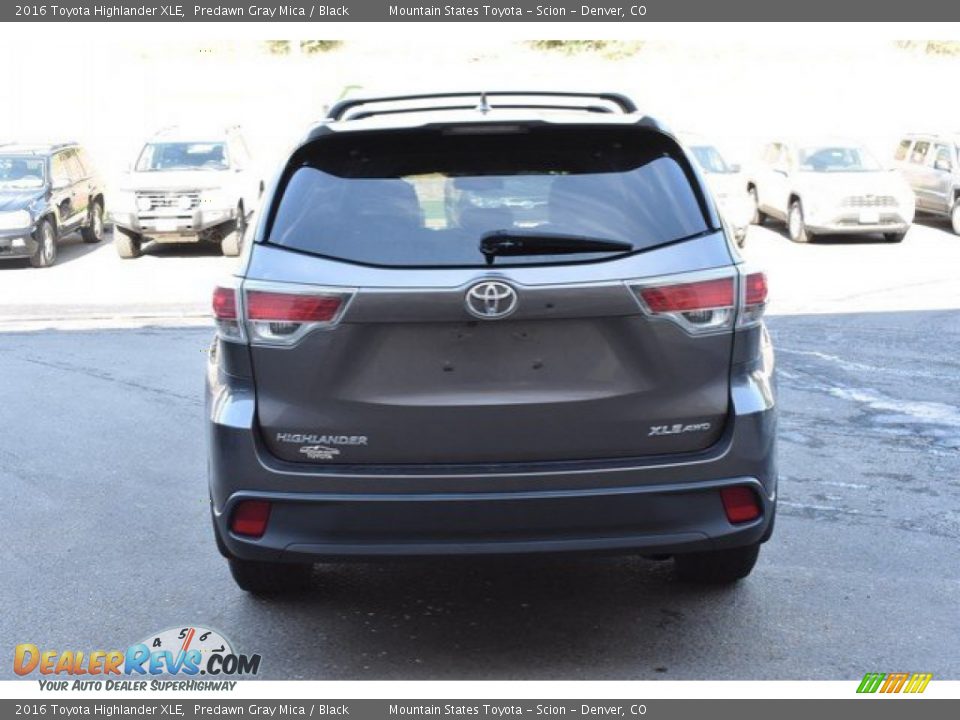 2016 Toyota Highlander XLE Predawn Gray Mica / Black Photo #5