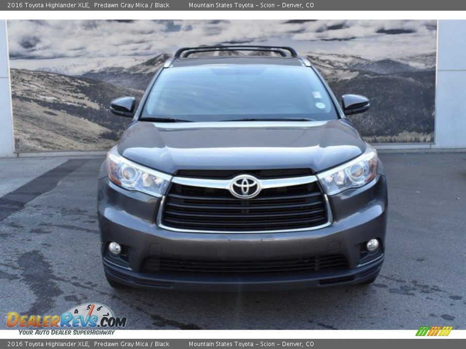 2016 Toyota Highlander XLE Predawn Gray Mica / Black Photo #8