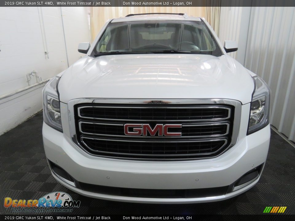 2019 GMC Yukon SLT 4WD White Frost Tintcoat / Jet Black Photo #9