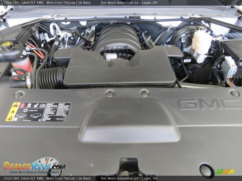 2019 GMC Yukon SLT 4WD White Frost Tintcoat / Jet Black Photo #11