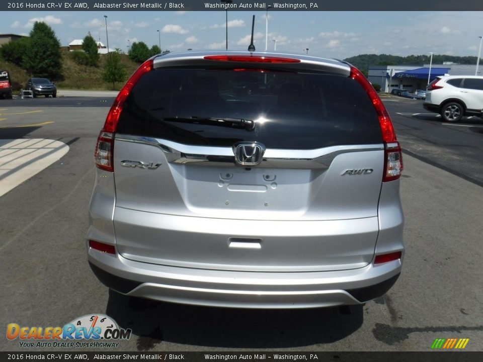 2016 Honda CR-V EX AWD Alabaster Silver Metallic / Black Photo #9