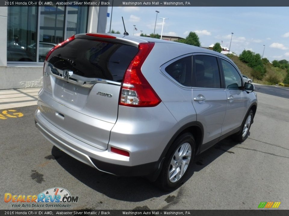 2016 Honda CR-V EX AWD Alabaster Silver Metallic / Black Photo #10