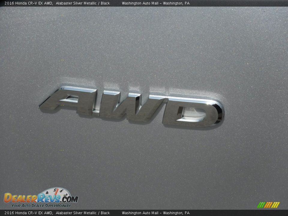 2016 Honda CR-V EX AWD Alabaster Silver Metallic / Black Photo #11