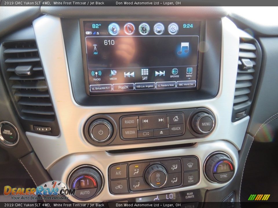 2019 GMC Yukon SLT 4WD White Frost Tintcoat / Jet Black Photo #33