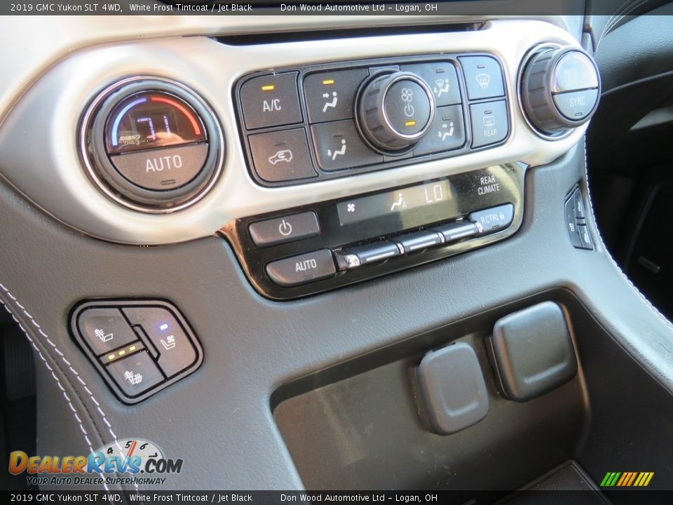 2019 GMC Yukon SLT 4WD White Frost Tintcoat / Jet Black Photo #34