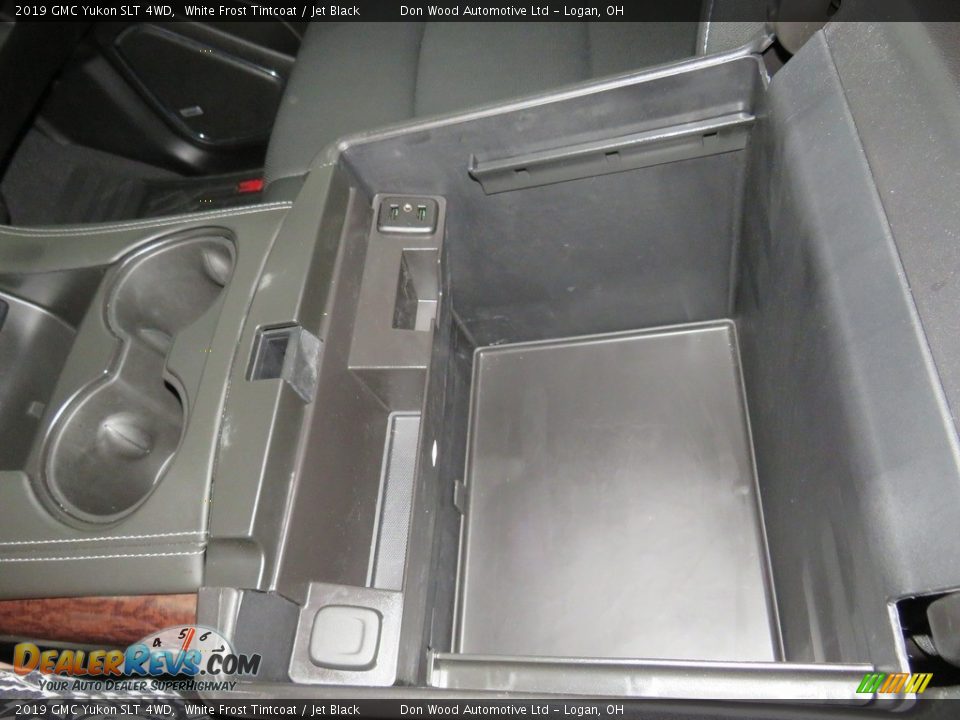 2019 GMC Yukon SLT 4WD White Frost Tintcoat / Jet Black Photo #35
