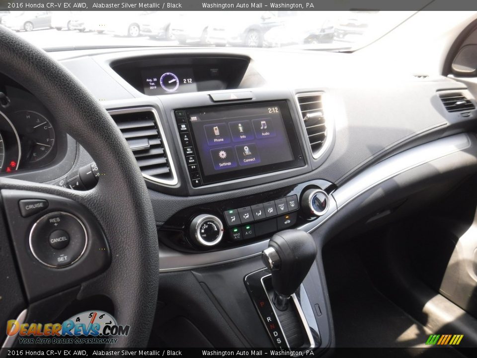 2016 Honda CR-V EX AWD Alabaster Silver Metallic / Black Photo #19
