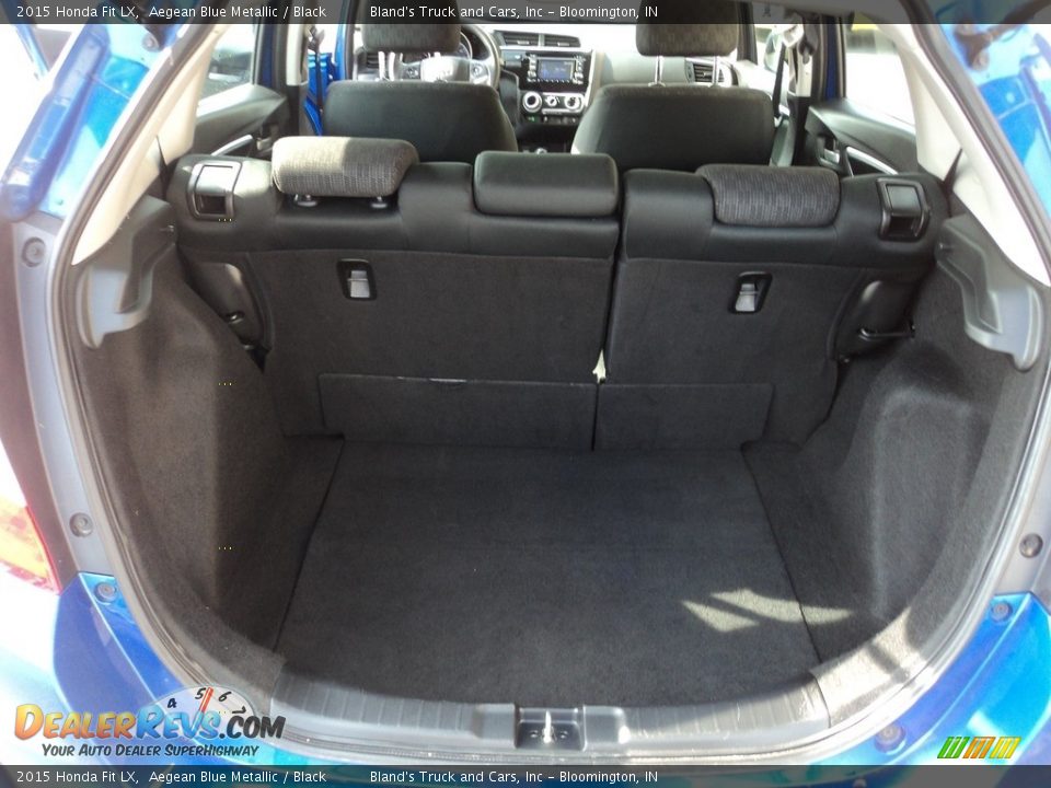 2015 Honda Fit LX Aegean Blue Metallic / Black Photo #9