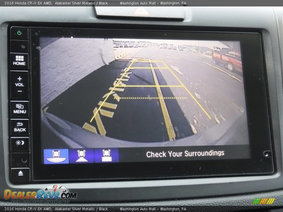 2016 Honda CR-V EX AWD Alabaster Silver Metallic / Black Photo #20