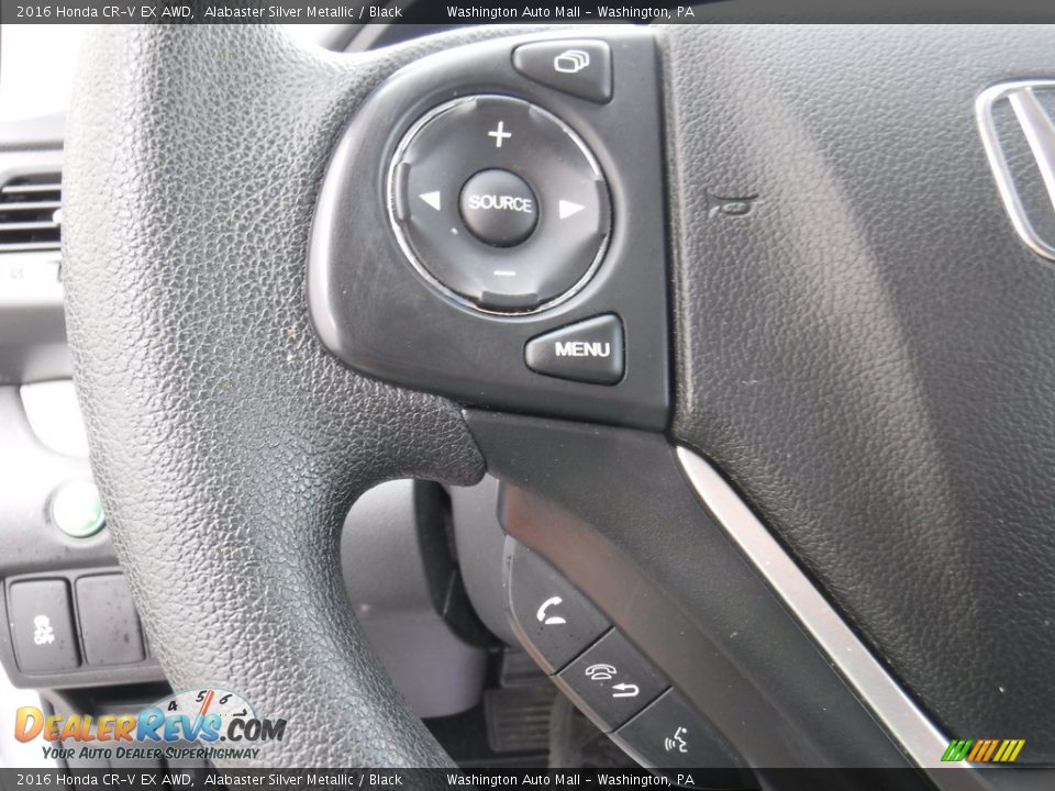 2016 Honda CR-V EX AWD Alabaster Silver Metallic / Black Photo #23