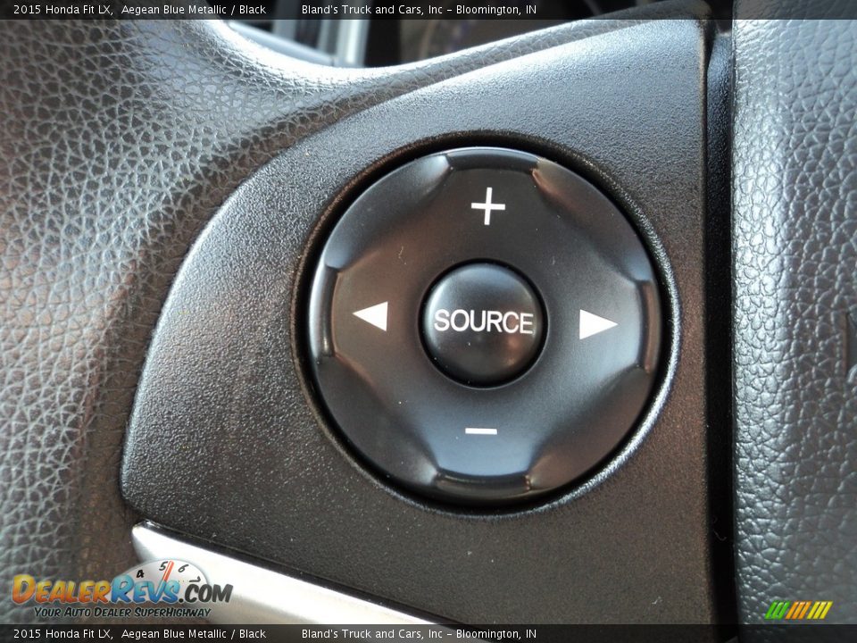 2015 Honda Fit LX Aegean Blue Metallic / Black Photo #14